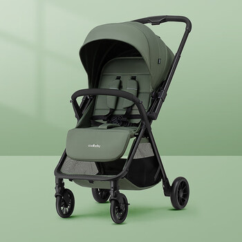 coolbaby婴儿车可坐可躺轻便可折叠双向便携溜娃宝宝高景观手推车远山