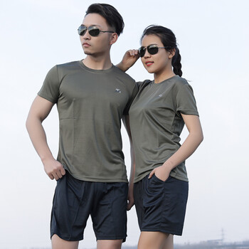 作训t恤体能服 新式夏季体能l训练服速干作训军迷短袖圆领短裤 战术