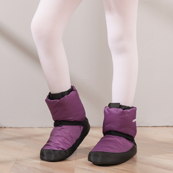 柠檬slemon儿童保暖靴冬季舞蹈鞋保暖鞋加厚棉鞋芭蕾舞时尚百搭舒适