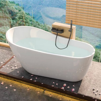 科勒(kohler)卫浴家用环保亚克力小户型贵妃浴缸k-11195t独立式浴盆1.