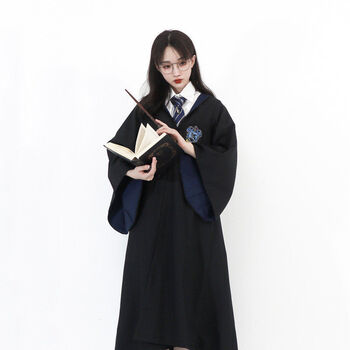 影城波特联名衣服装巫师袍子周边外套学院斗篷 拉文克劳--袍子 领带