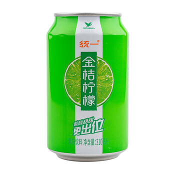 统一鲜橙多橙汁金橘柠檬青梅绿茶蜜桃汁易拉罐饮料310ml*24罐整箱
