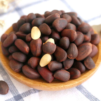 i大兴安岭野生水煮雪松子盐水煮松籽雪松子薄壳松子咸味 250g 250kg