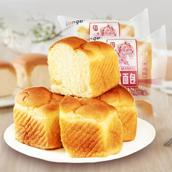 良佳故事老面包奶香麦香味散装手撕早餐休闲零食办公室下午茶混合1000