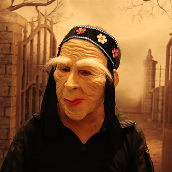 硅胶人脸面具 易容仿真人脸皮硅胶头套面具万圣节道具乳胶仿真人脸皮