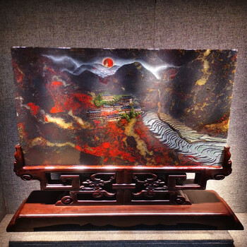 51斤鸡血玉手工雕刻奇石石头创意家居装饰客厅摆件【图片 价格 品牌