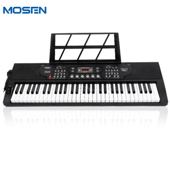 莫森（MOSEN）BD-665电子琴 61键双供电式 初学儿童教学多功能电子琴 Z架型