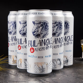 11°p 白啤酒 乌克兰比利时风味 布朗克小绵羊500ml*6瓶【图片 价格