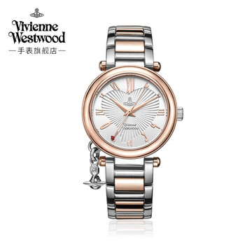 薇薇安·威斯特伍德（Vivienne Westwood）西太后复古爱心女表钢带时尚欧美风女腕表 情人节生日礼物送女友 【薇薇安品牌】玫瑰金钢带