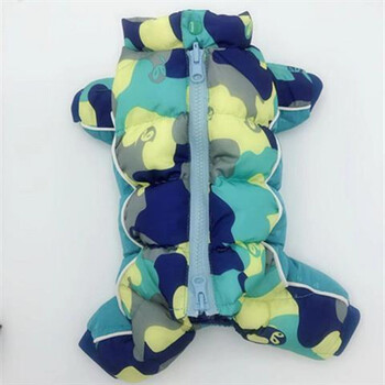 梦茜儿新品狗狗羽绒服019狗狗衣服冬装宠物泰迪比熊四脚衣秋款小型犬