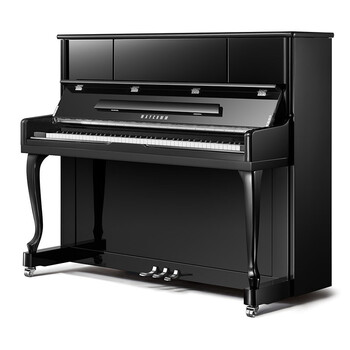 珠江钢琴集团 waycomm威腾传奇系列gf立式钢琴黑色亮光 gf3(双侧