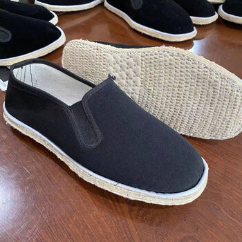 布鞋男鞋男士鞋工作鞋防臭透气吸汗千层底司机鞋 纯手工(布面鞋面) 35