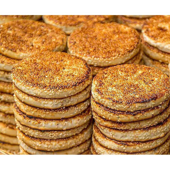 重庆特色小吃冰糖麻饼特产四川手工传统糕点整箱散装老式地方特色冰糖