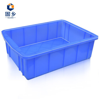 固乡 塑料盒子长方形小方盒 加厚塑料盒零件盒螺丝分类盒收纳储物盒 小方盒 蓝色 1号# 外径150*100*65mm