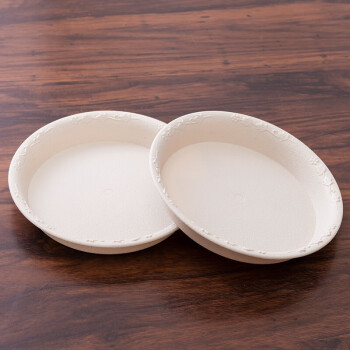 漫生活加厚塑料圆形花盆托盘单只装花盆底座花盆垫紫砂花盆托盘直径