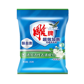 雕牌洗衣粉小袋小包装实惠装冷水速溶家庭装去渍无磷香味整箱 252g 1