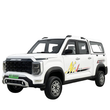 憨果熊新能源电动四轮皮卡车老头乐低速代步车成人拉货载人家用全封闭