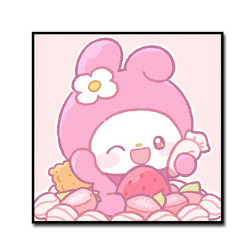 卡通动漫人物定制现代简约油彩画ly1171定制图片联系客服画布颜料画笔