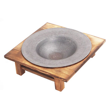 木炭烤火盆实木老式烤火盆铸铁炭火盆冬季取暖烤火炉室内家用便捷炭盆