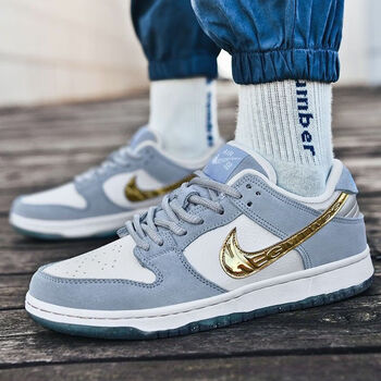 dunk sb冰蓝空军一号板鞋情侣低帮运动潮鞋鞋子男潮 sb-11冰雪奇缘 36