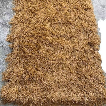 仿真茅草阻燃瓦地毯式茅草坪假稻草木屋凉亭装饰草塑料毛草坪围栏 15