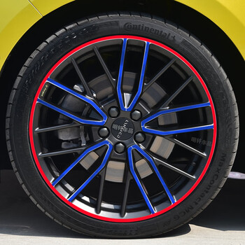 仓梵领克03 改装专用轮毂划痕装饰修复镭射保护贴19寸防水贴膜贴纸