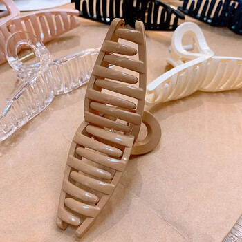 千银鸟 盘发抓发夹女头饰洗澡沐浴鲨鱼夹束发带洗漱发箍大号强力夹子 F035随机1只