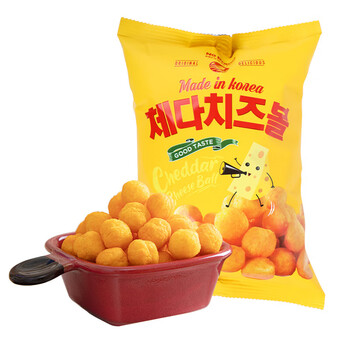 nobrand诺倍得韩国进口切达芝士球70g独享装浓厚芝士