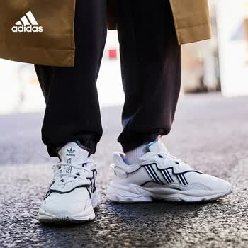 adidas阿迪达斯官网三叶草OZWEEGO男女经典复古老爹鞋FZ0037 白/黑35.5(215mm)【图片价格品牌报价】-京东