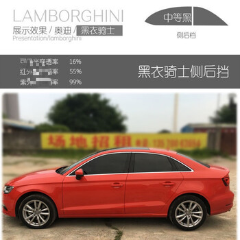 隔热膜 前挡膜 玻璃膜 太阳膜 车窗 【全车膜】璀璨风光 黑衣骑士