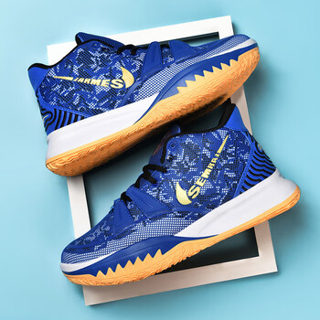 欧文领跑潮流休闲运动欧文7橡胶底篮球鞋网面学生莆田潮鞋皇家蓝39