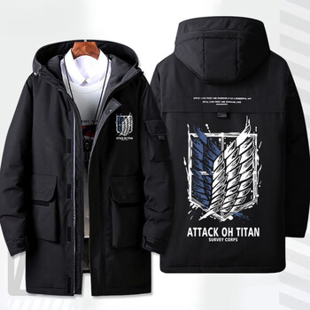 pauline pesery进击的巨人羽绒服外套动漫联名衣服调查兵团自由之翼男