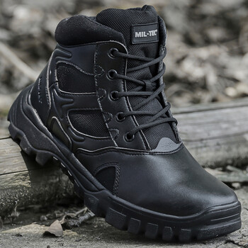 盾郎作战靴男户外登山鞋秋冬季轻防水特战靴低帮战术靴耐磨作训靴执勤