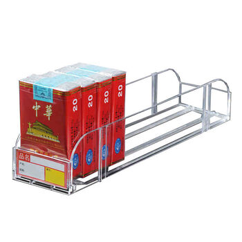 推烟器超市便利店烟柜带弹簧自动卷烟推进器透明弹烟器发快递 双边23