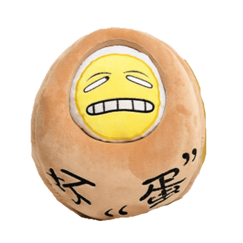 鸡蛋抱枕毛绒玩具笨蛋混蛋傻蛋坏蛋公仔可爱玩偶布娃娃搞怪韩国萌