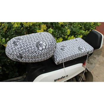 适用于爱玛电动车座套四季通用款新款雅迪电动自行车棉麻通用坐垫套