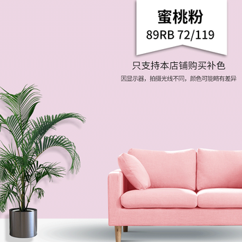 多乐士乳胶漆室内家i用彩色白色小桶内墙墙面翻新修补墙漆自刷涂 网红