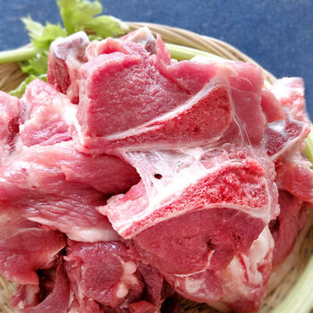 土猪杂骨3斤农家散养大别山新鲜排骨新鲜肋排黑猪肋骨杂排骨 超值3斤