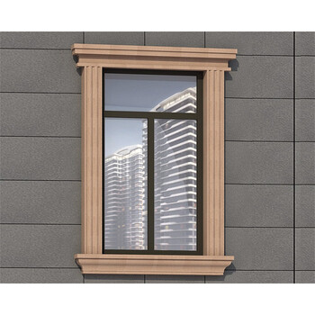 eps窗套线条室外eps外墙装饰线条石膏边框泡沫别墅窗套窗户包边梁托