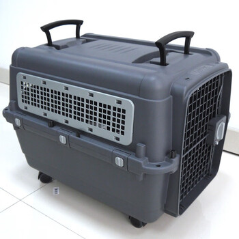 新款宠物航空箱中大型犬国航深航加厚飞机托运箱子iata旅行箱车载箱