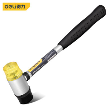 得力（deli）钢管柄安装锤橡皮锤 橡胶安装锤 瓷砖榔头 30mm DL5330
