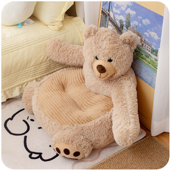 太美鑫新款可爱小熊坐垫儿童靠背垫榻榻米飘窗地板地上沙发客厅懒人