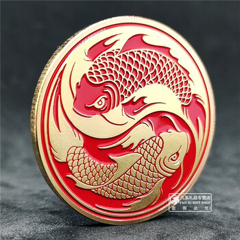 锦鲤八卦 吉祥金【图片 价格 品牌 报价】-京东