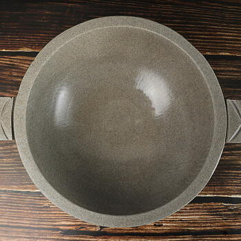 天然石头锅石锅石头锅石锅鱼石锅电磁炉石锅火锅用石锅天然石锅抗裂