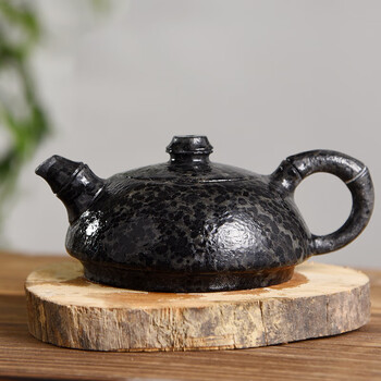 茶壶原石竹节壶家用烧水壶手工石瓢壶石雕西施壶泡茶器 冰碛岩竹节壶