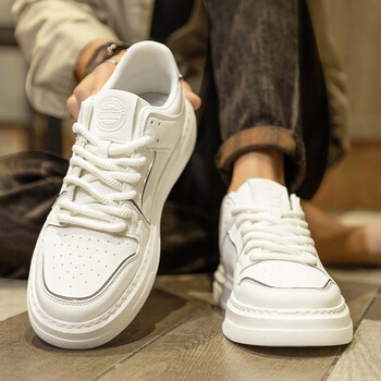 万耐克斯特男鞋春季厚底潮牌空军板鞋一号休闲复古百搭初中生防滑运动