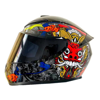 野马(yema)摩托车头盔同款国潮醒狮蓝牙头盔男摩托车机车全盔女全覆式