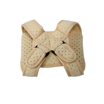 儿童锁骨骨折固定带八字绷带宝宝锁骨带婴儿骨折绑带锁骨带 黄色 xs