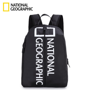 国家地理National Geographic大容量学生书包女运动包14英寸电脑旅行背包男多功能双肩包潮包 黑色