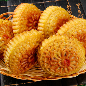 内蒙古伊金霍洛旗特产满喜空壳饼酥饼香脆甜味袋装老式传统糕点650g